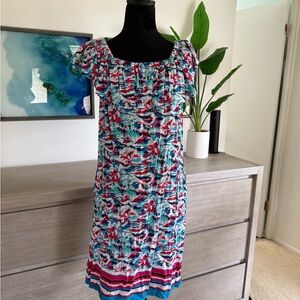 Tommy Bahama Puff Sleeve Mini Sundress